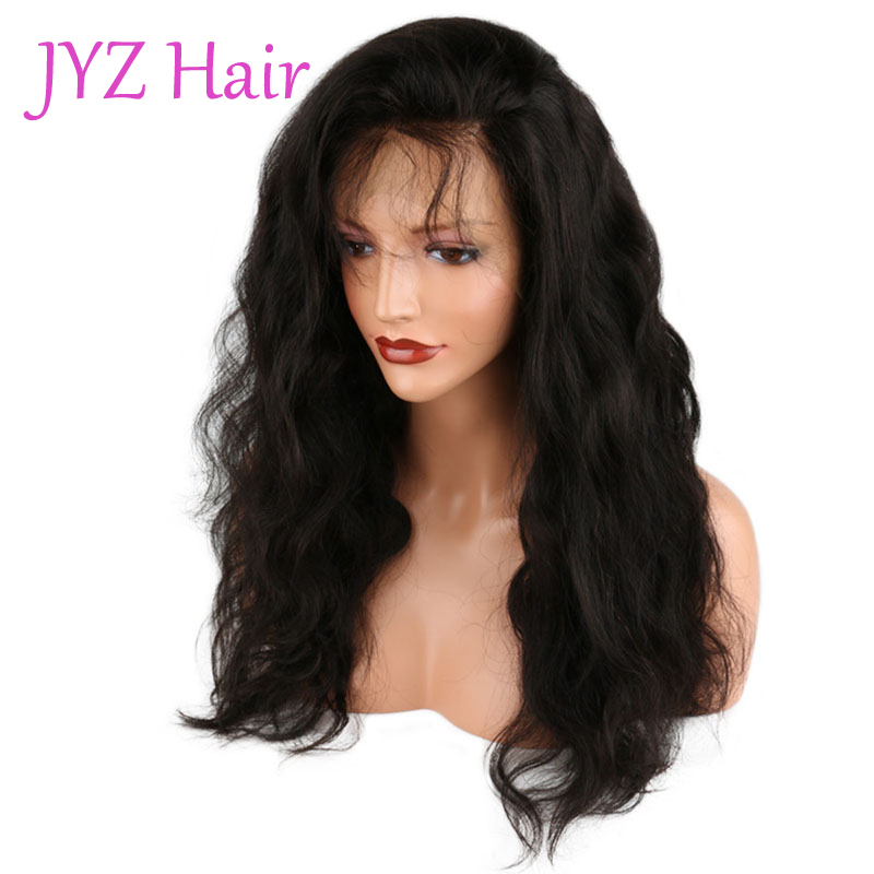Glueless Full Lace wig Brazilian Malaysian High Quality Lace Front Wig Body Wave Virgin Human Hair Lace Wigs With Fast Shipping
