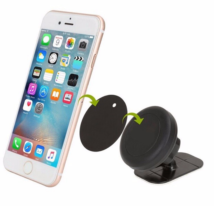 Universal Stick On Dashboard Magnetic Car Mount Holder for Cell Phones Mini Tablets with Fast Swift-Snap Technology, Black
Universal Stick On Dashboard Magnetic Car Mount Holder for Cell Phones Mini Tablets with Fast Swift-Snap Technology, Black