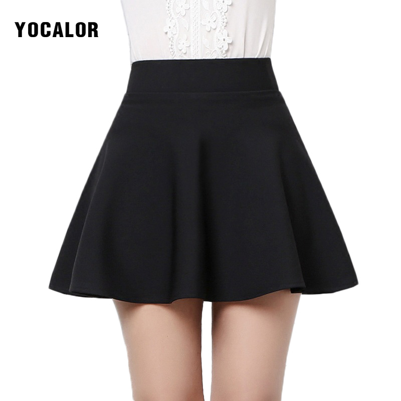 Wholesale- Autumn/Winter Korean Short High Waist Sexy Mini Black Flared Micro School Girl Ruffle A-line Skirt Female Skirts Womens 
Wholesale- Autumn/Winter Korean Short High Waist Sexy Mini Black Flared Micro School Girl Ruffle A-line Skirt Female Skirts Womens