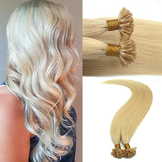 50s Remy Hair Blonde U Tip Blonde Hair Extensions 1g Keratin Hair Extensions 14-24inch #613
50s Remy Hair Blonde U Tip Blonde Hair Extensions 1g Keratin Hair Extensions 14-24inch #613