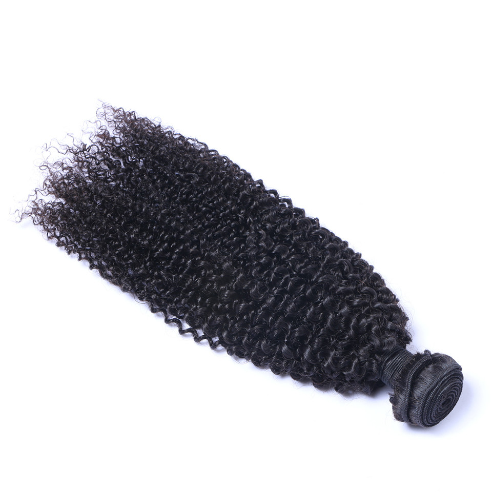 Peruvian Virgin Human Afro Kinky Curly Unprocessed Remy Hair Weaves Double Wefts 100G/Bundle 1Bundle/Lot Can Be Dyed Bleached