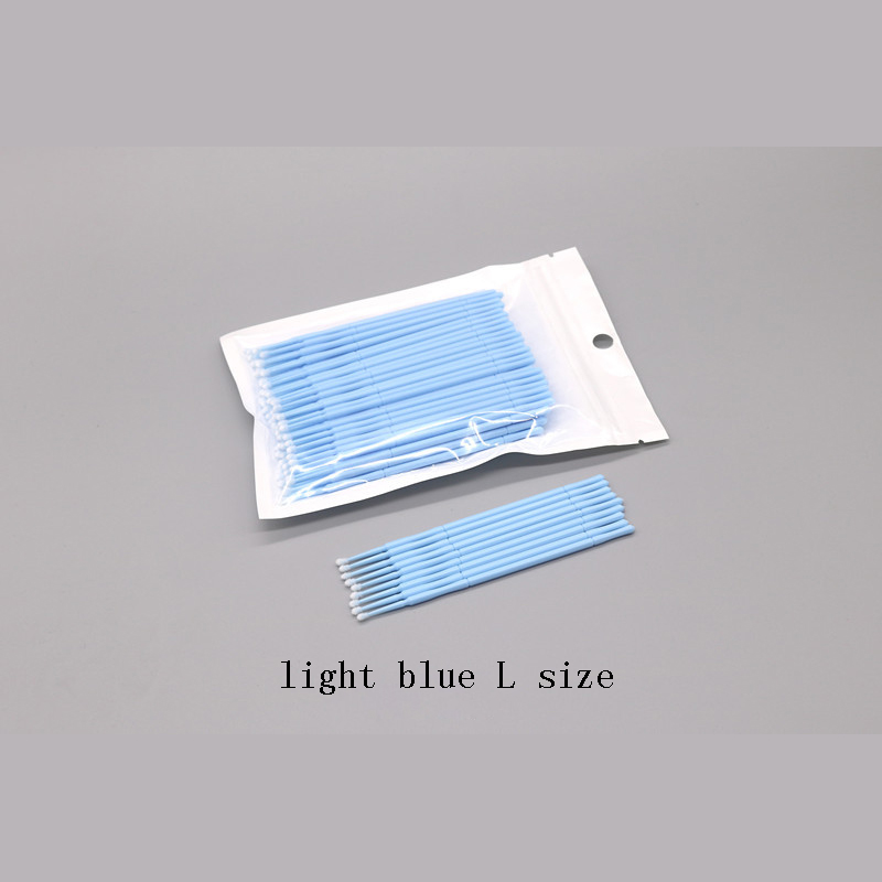 500PCS Disposable MicroBrush Eyelash Extension Tools 3 Size S M L Individual Lash Removing Tools And Dental coated sticks