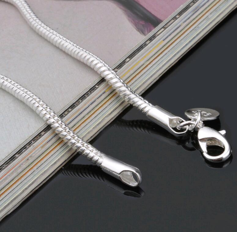 Bulk Silver Plated Snake Chain Bracelets Durable Metal Banding for Men/Women Lengths from 16cm to 23cm