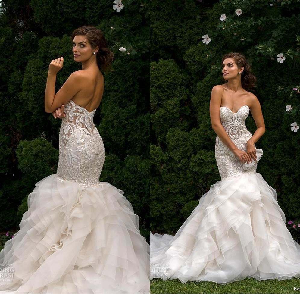 Brides Lace Appliques Wedding Dresses Sweetheart Mermaid Sheer Backless Tired Skirts Ruffles Plus Size Bridal Gowns, Black
Brides Lace Appliques Wedding Dresses Sweetheart Mermaid Sheer Backless Tired Skirts Ruffles Plus Size Bridal Gowns, Black