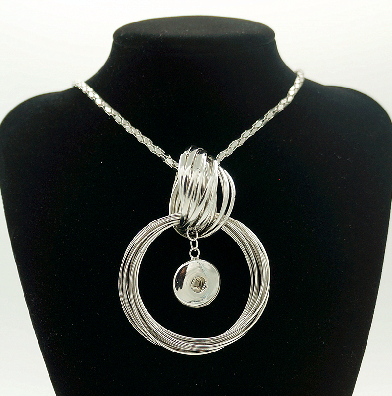 Metal Snap Necklace Metal Round Circles Elegant Length 76cm Fit 18mm Snap Buttons Jewlery Wholesale Women Dj0022 Christmas Gift, Silver
Metal Snap Necklace Metal Round Circles Elegant Length 76cm Fit 18mm Snap Buttons Jewlery Wholesale Women Dj0022 Christmas Gift, Silver