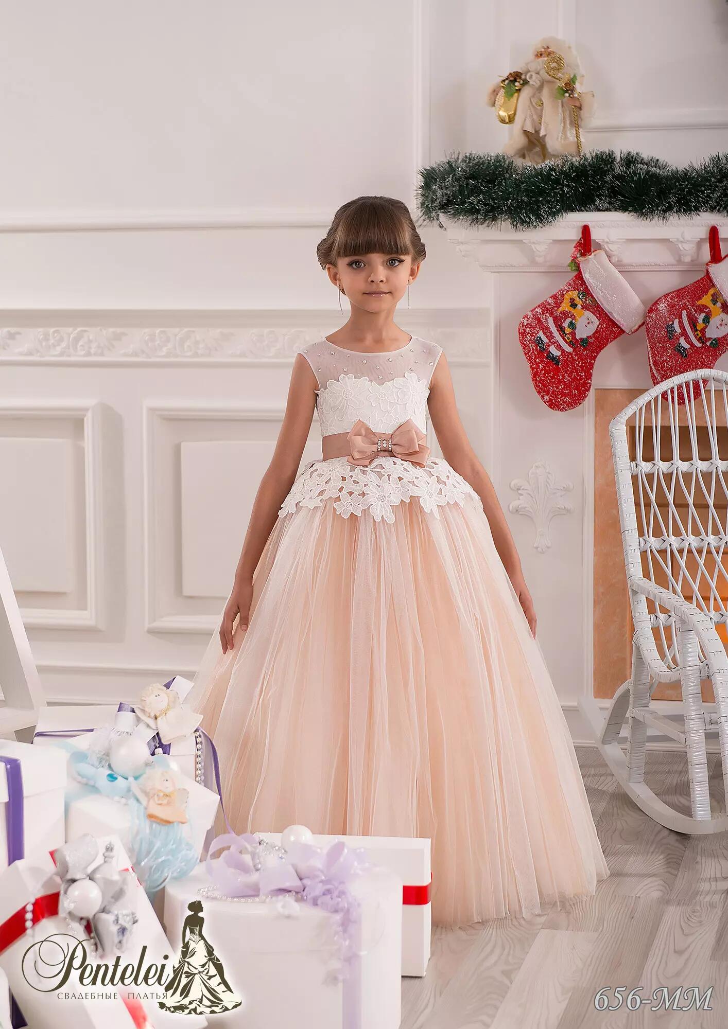 applique crystal bow tulle sleeveless jewel ball gowns beautiful flower girl dresses toddler cute kids dresses