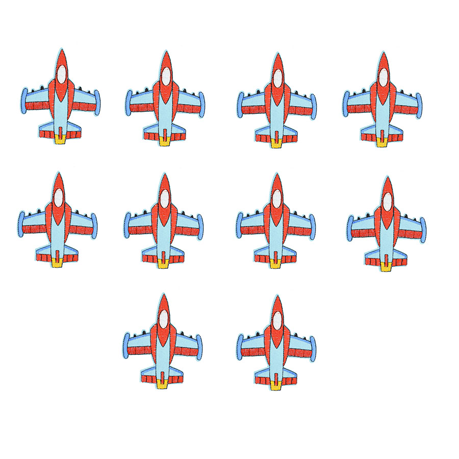 10PCS aircraft patches for clothing iron fashion embroidery patch for clothes applique sewing accessories badge on clothes iron on patches, Black
10PCS aircraft patches for clothing iron fashion embroidery patch for clothes applique sewing accessories badge on clothes iron on patches, Black