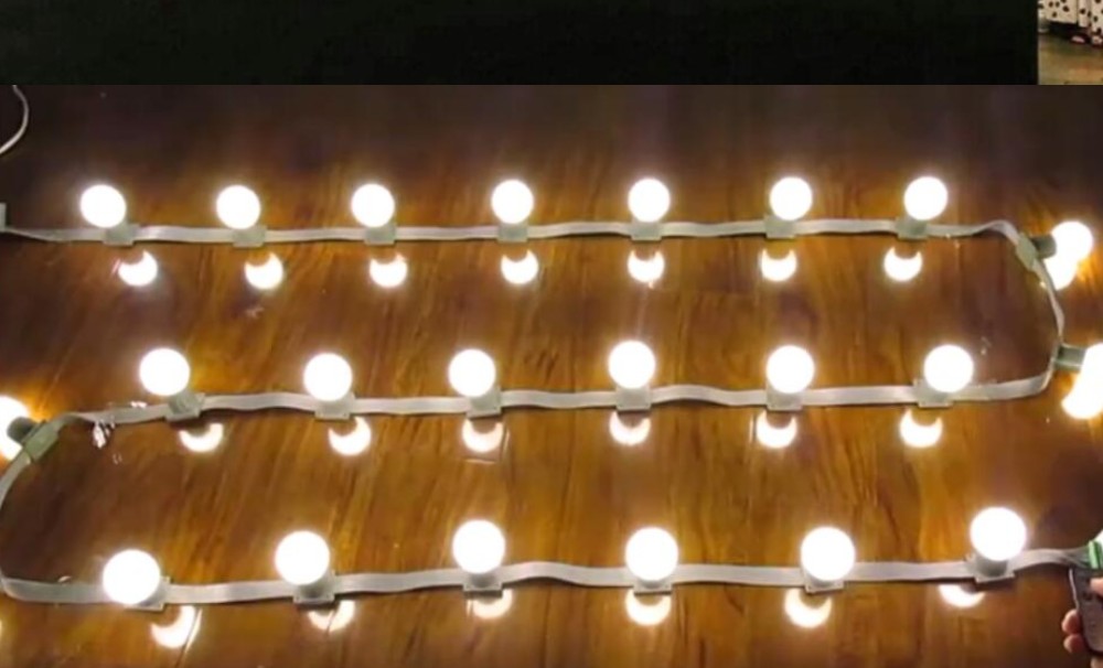 LED 3M 18bulbs DC 24V low-voltage String lights Marquee outdoor waterproof light bulb e27 led bulbs