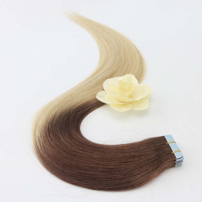 Professional Sales Teams Human Hair Weave Hair Tape Extensions 14-24 Inch Blonde Hair Extensions Toupee For Women