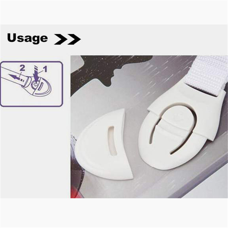 Furniture Accessories Wholesale- Cabinet Door Drawers Refrigerator Toilet Lengthened Safety Plastic Locks For Child Kid Baby