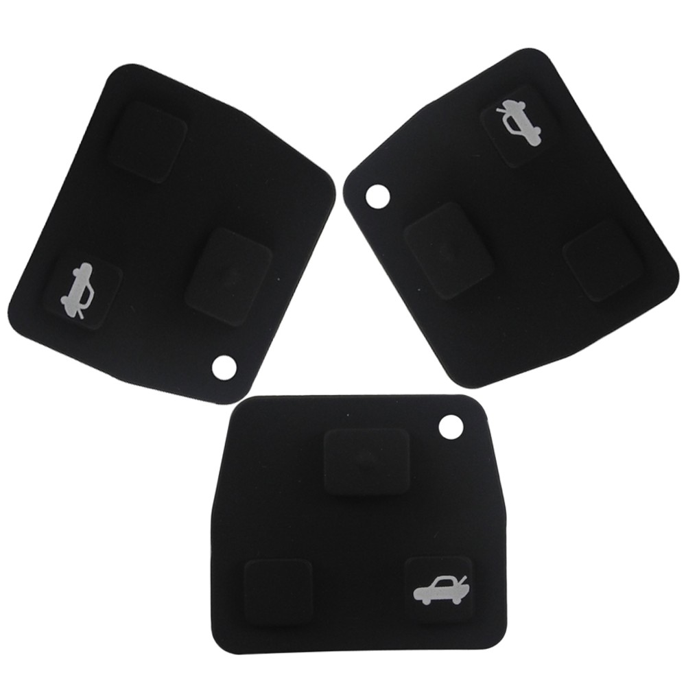 2 3 Button Car Remote Car Key Fob Rubber Pad Stying Cover For Toyota /Avensis /Corolla /Lexus /Rav4