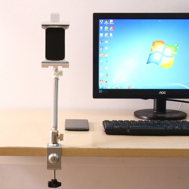 New Freeshipping 360 Rotating Flexible Arm Tablet PC Holder Mobile Phone Stand Lazy Bed Table Mount Bracket for iPad Air Mini