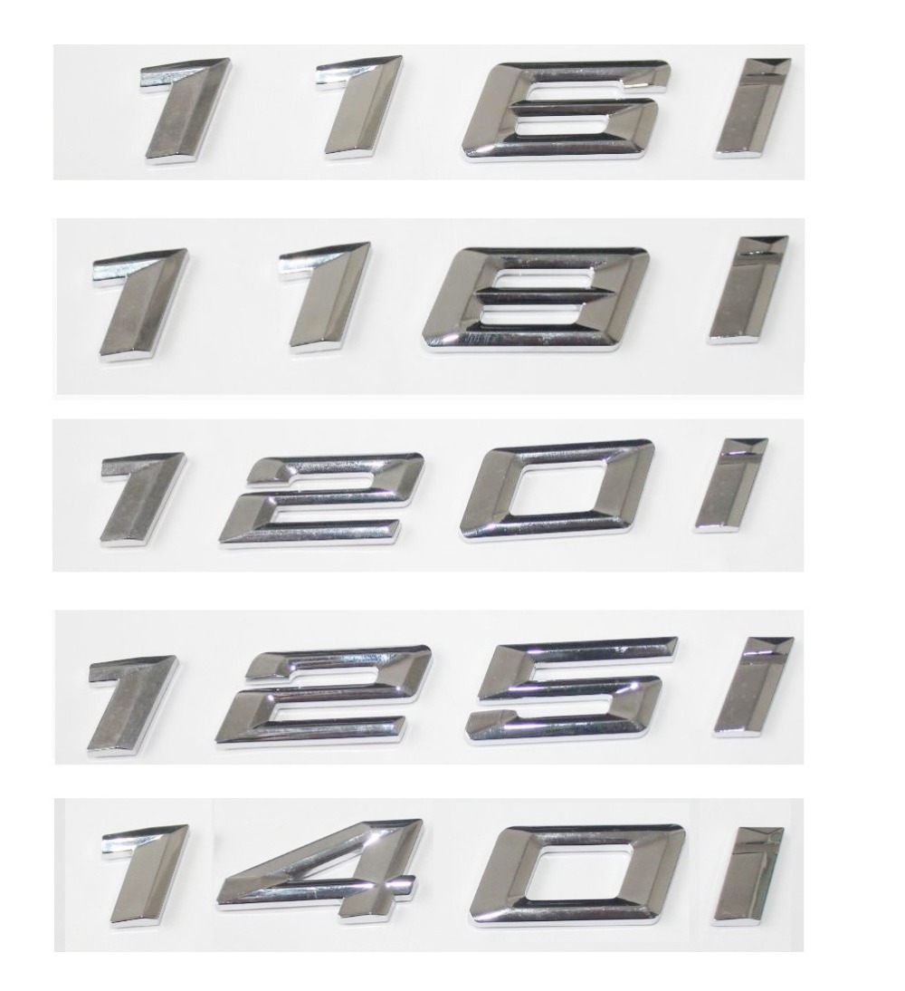 3D Abs New Chrome Rear Trunk Letters Badge Badges Emblem Emblems Sticker for BMW 1 Series 116i 118i 120i 140i 125i 2016, Silver
3D Abs New Chrome Rear Trunk Letters Badge Badges Emblem Emblems Sticker for BMW 1 Series 116i 118i 120i 140i 125i 2016, Silver