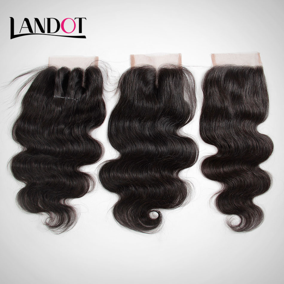 Brazilian Body Wave Virgin Hair Weave With Closure 8A Grade 3 Bundles Unprocessed Brazilian Human Hair Weave Add Lace Closures Natural Color