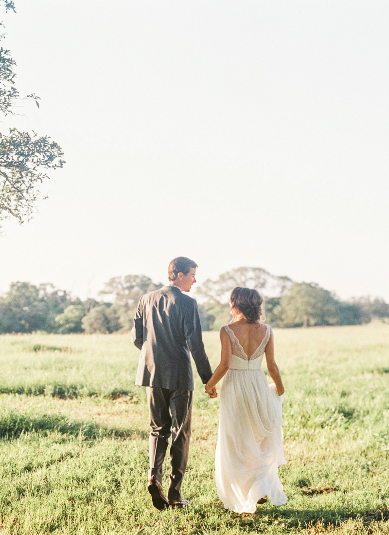 Bohemian Wedding Dresses Ivory Chiffon with Lace Sexy Wedding Dress Side Split Sweep Train Bridal Gowns vestidos de novia