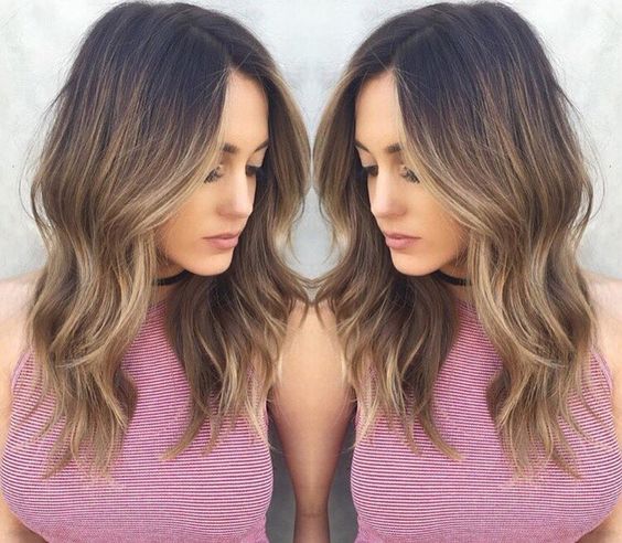 5Clips One Piece Clip In Human Hair Extensions With Lace Straight Brazilian Virgin Hair Ombre Dark Brown Balayage 2/6/18