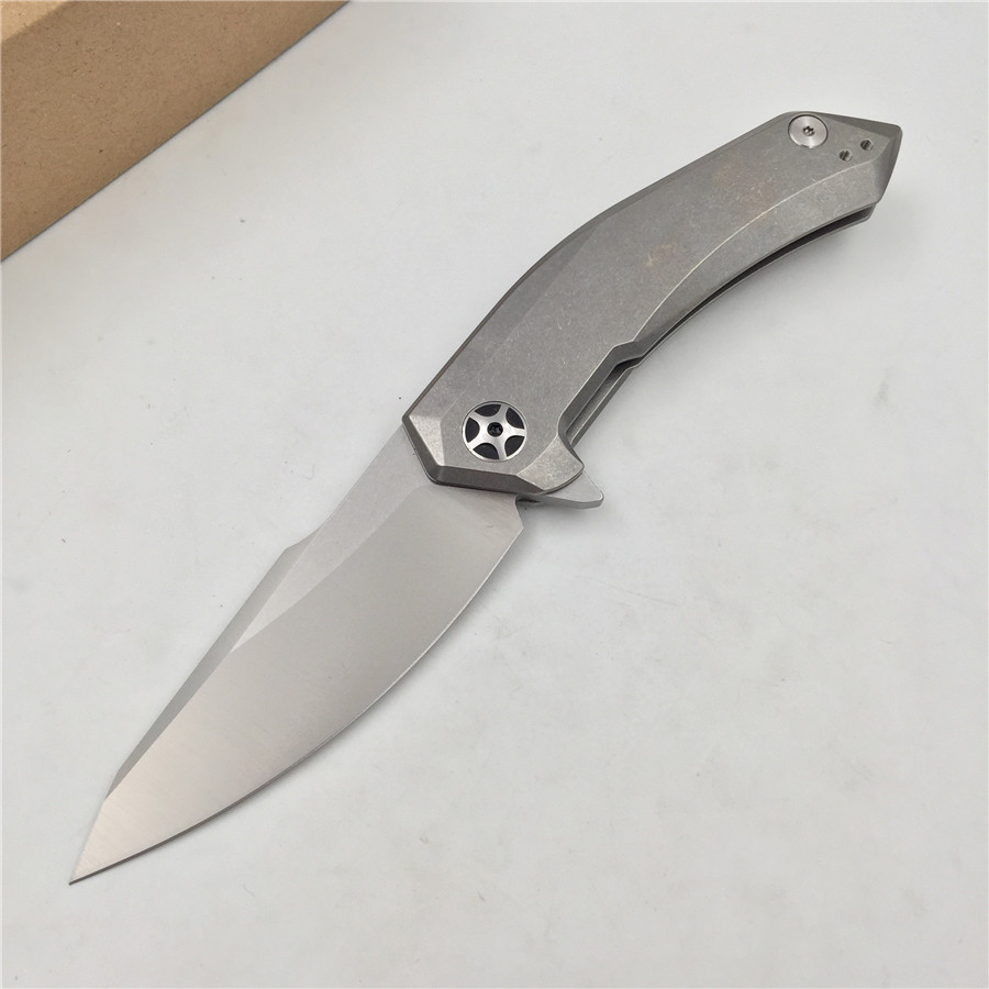 High-end quality 0095 D2 blade titanium alloy handle ball bearing tactical fin folding knife camp outdoor knife EDC tools
High-end quality 0095 D2 blade titanium alloy handle ball bearing tactical fin folding knife camp outdoor knife EDC tools