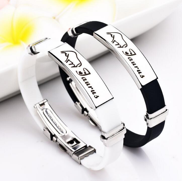 Good A++ Twelve Constellation Couples Bracelet Tide Bracelet Sweet Jewelery FB308 mix order 20 pieces a lot Charm Bracelets