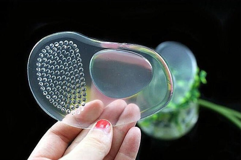 Silica Gel Ball Forefoot Silicone Shoe Pad Insoles Women's High Heel Cushion Meatarsal Support Feet Palm Care Pads Shoe Accessories ZA1606