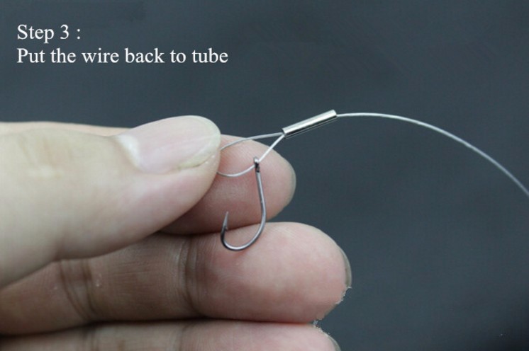 100pcsbag stainless steel fishing line Aluminum Crimp sleeve copper tube 10mm28mm sea fishing accessories line tube