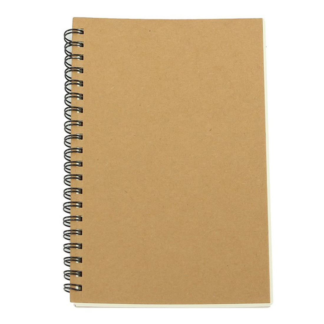 Wholesale- Kraft Coil Sketch Sketchbooks Blank Notebook Creative Notebook School Stationery