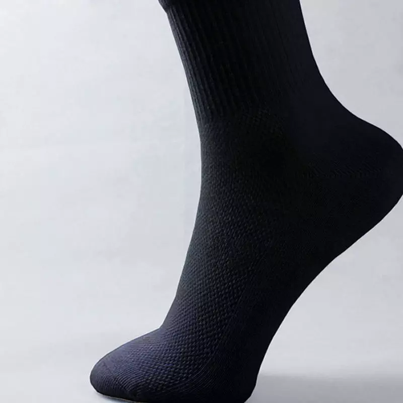 Hot Sale Fashion Summer Men Basketball Cotton Sport Socks Black White Gray High Quality Solid Breathable Running sock 10pairs/lot