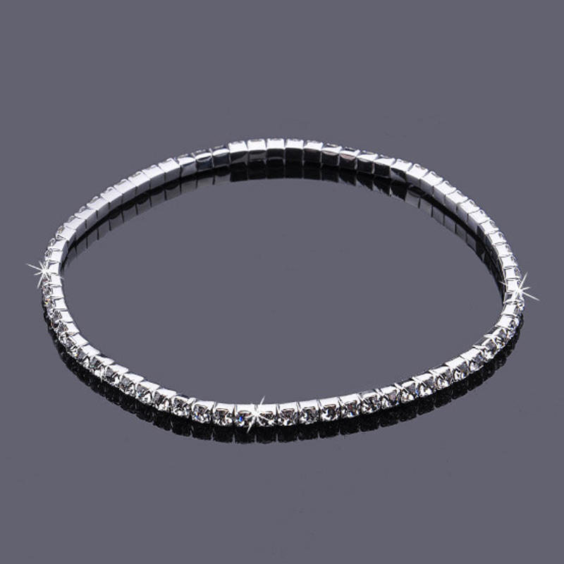 1 row Sparkly Rhinestone Stretch Cz Tennis Ankle Chain Sexy Anklet Barefoot Sandals Bridal Wedding Accessories for Women
1 row Sparkly Rhinestone Stretch Cz Tennis Ankle Chain Sexy Anklet Barefoot Sandals Bridal Wedding Accessories for Women