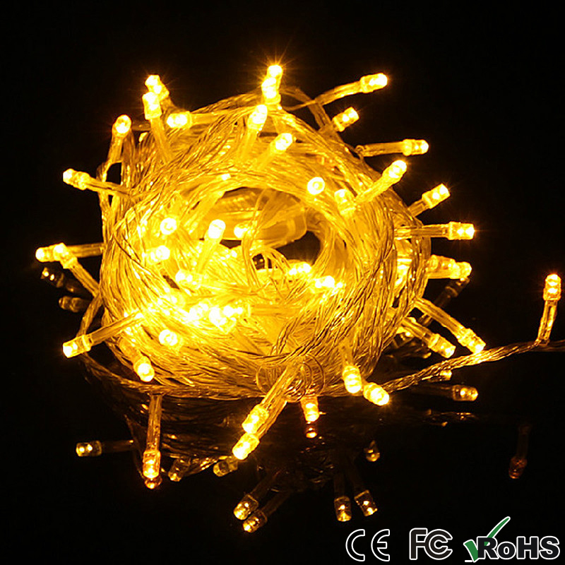 20M/30M/50M/100M 600 LED String Fairy Lights Xmas Decor Red/Blue/Gre lights Twinkle lighten Colorfull Christmas Party Wedding