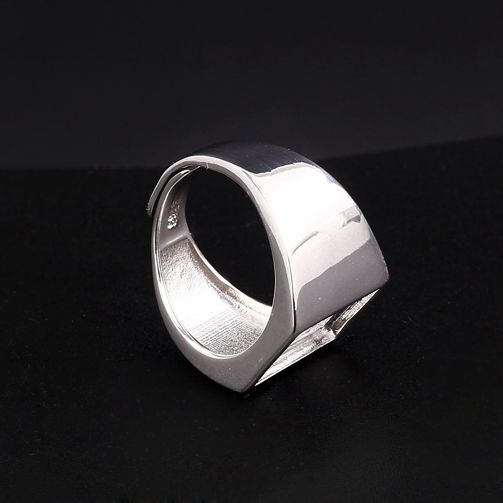 925 Sterling Silver 10x14mm Princess Cabochon Semi Mount Engagement Wedding Ring Men Jewelry Fine Silver