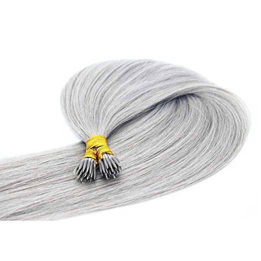 16''-26'' 1g/strand 100s/lot Grey Color Double Drawn Nano Ring Loop Human Hair Extension
16''-26'' 1g/strand 100s/lot Grey Color Double Drawn Nano Ring Loop Human Hair Extension
