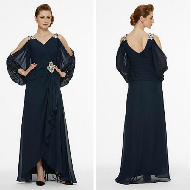 Popular High Low Asymmetrical 3/4 Length Mother of the Bride Dress Sleeve Chiffon with Beading Sash / Ribbon Pleats Mother's Dresses
Popular High Low Asymmetrical 3/4 Length Mother of the Bride Dress Sleeve Chiffon with Beading Sash / Ribbon Pleats Mother's Dresses