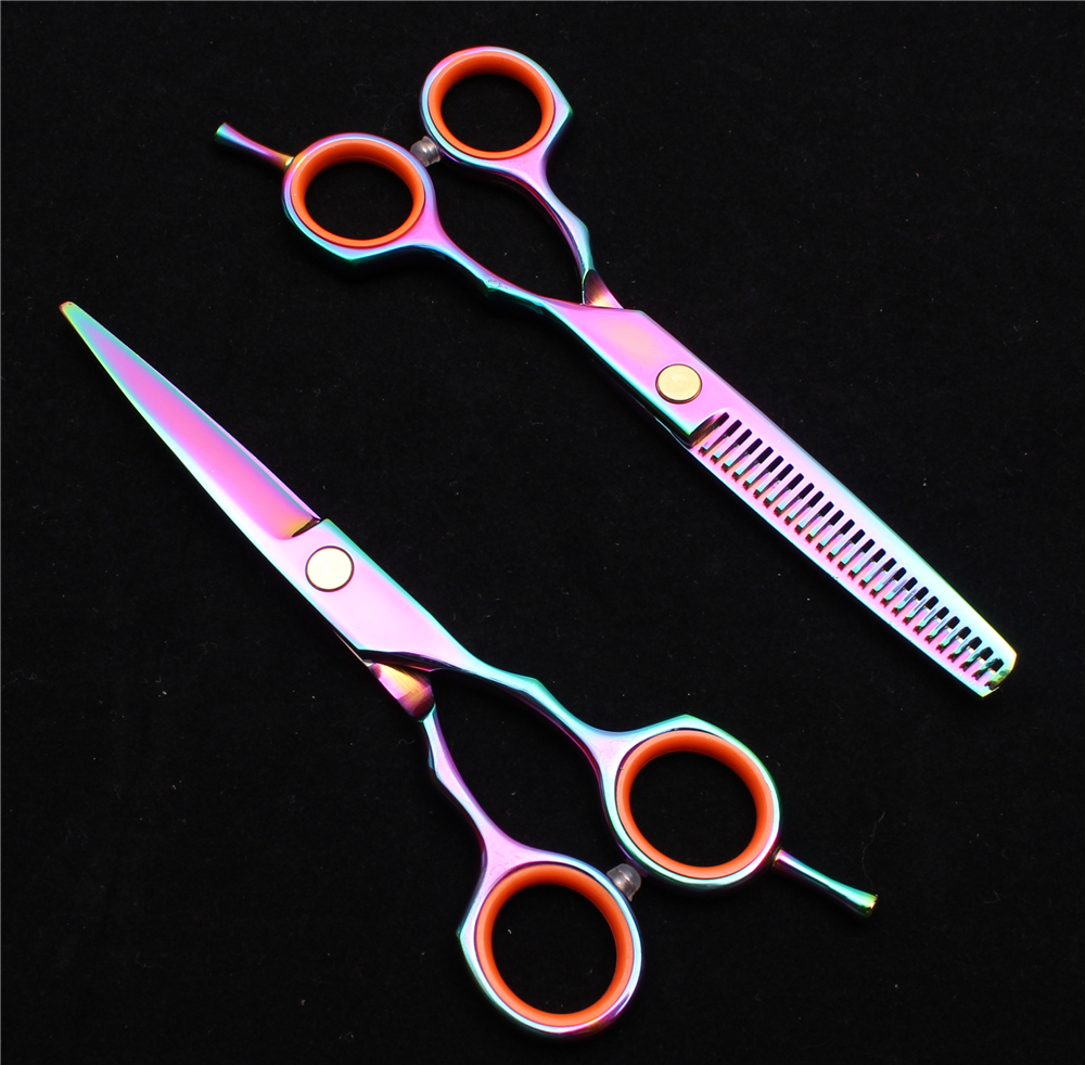 5.5" 16cm 440C Multicolor Scissors Laser Wire Customized Logo Professional Human Hairdresser"s Scissors Barber"s Shears Styling Tools C1004
5.5" 16cm 440C Multicolor Scissors Laser Wire Customized Logo Professional Human Hairdresser"s Scissors Barber"s Shears Styling Tools C1004