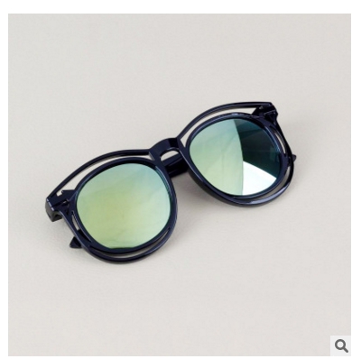 2017 New Kids Children Sunglasses Double Frame Hollow Design Sun glasses For Boys Girls Colorful Reflective Baby Goggle Z260305