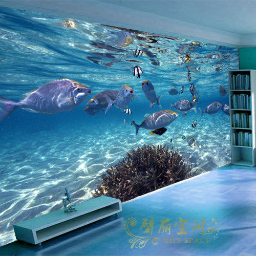 Wholesale-Free shipping Special mural wallpaper underwater world study children's room environmentally friendly material Custom sizes, As pic
Wholesale-Free shipping Special mural wallpaper underwater world study children's room environmentally friendly material Custom sizes, As pic