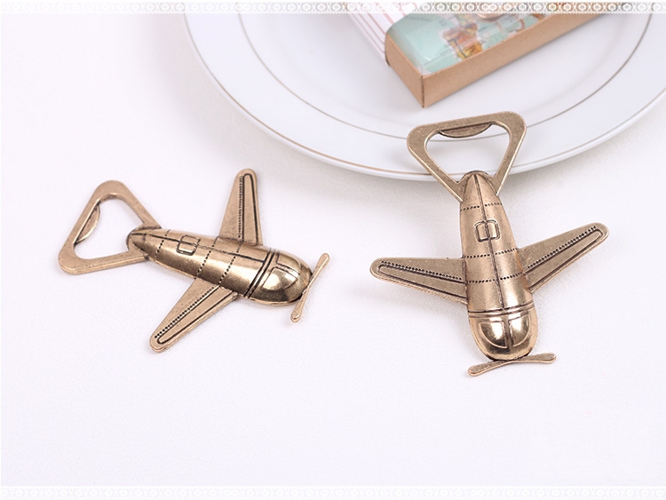 wedding favor gift giveaways for guest fashion beer bottle opener"Let the Adventure Begin" Airplane Bottle Opener party souvenir