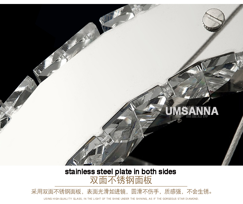 LED Modern Crystal Chandeliers Dimmable Spiral Chandelier Lights Fixture 3 Colors Dimming Hanging Lamp Cafes Villa Home Indoor Lighting Hotel Interior