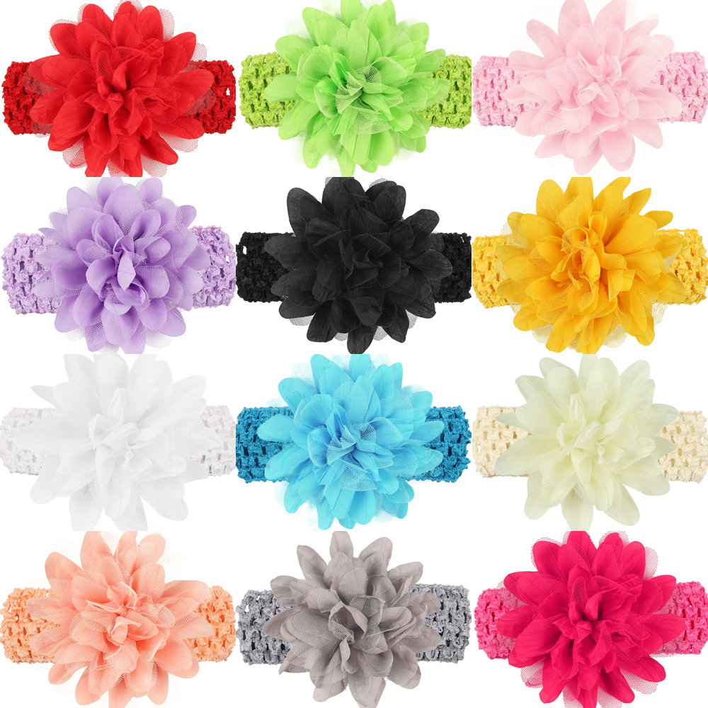 12 Colors Newborn Baby Headband Big Flower Lace Headbands Girls Hand made 4.5cm Wide Crochet hairbands children hair accessories KHA131
12 Colors Newborn Baby Headband Big Flower Lace Headbands Girls Hand made 4.5cm Wide Crochet hairbands children hair accessories KHA131