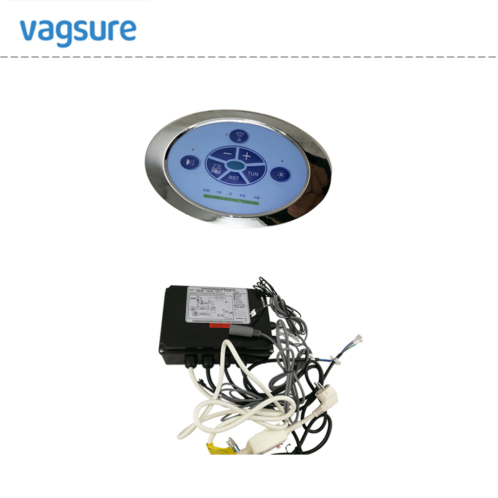 Pompe à eau/pompe à vent/lumière inférieure/panneau de commande de baignoire spa avec radio FM