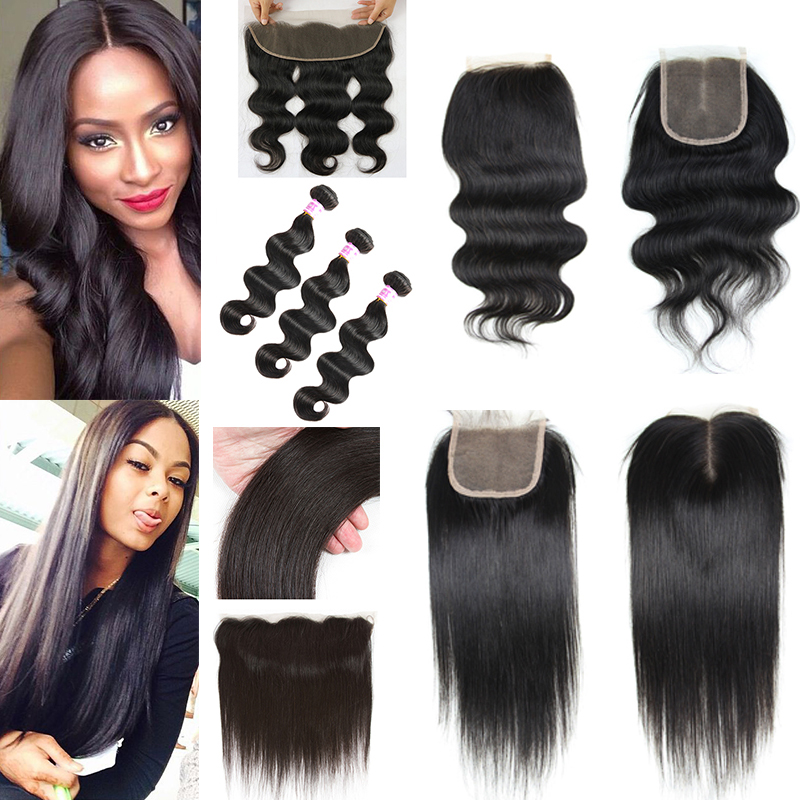 Straight Hair Extensions Body Wave Virgin Human Hair Weft 3 Bundles with Closure or 13X4 Ear to Ear Frontal Closure Unprocessed Hair Weaves
Straight Hair Extensions Body Wave Virgin Human Hair Weft 3 Bundles with Closure or 13X4 Ear to Ear Frontal Closure Unprocessed Hair Weaves