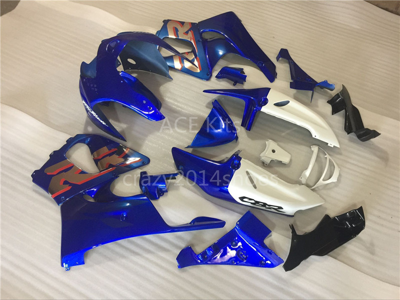3 free gifts New ABS Motorcycle Fairing KIT for HONDA CBR900RR 919 98 99 CBR 900RR 1998 1999 CBR900 Blue White