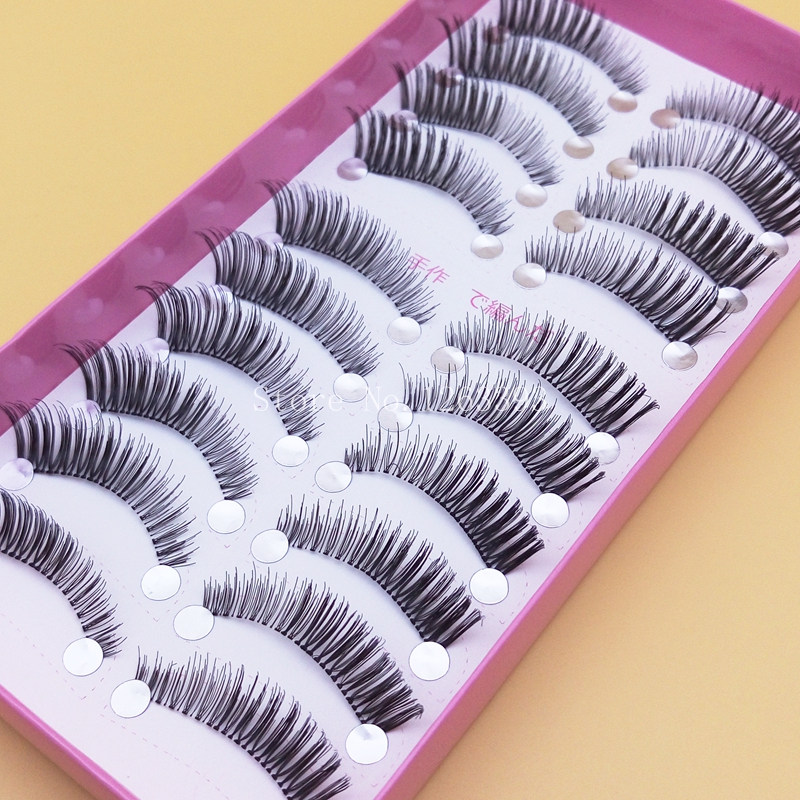 YOKPN 1 box 10 pairs Winged Thick False Eyelashes Natural Long Fake Eyelashes Cross Tapered Tools Makeup False Eyelashes
YOKPN 1 box 10 pairs Winged Thick False Eyelashes Natural Long Fake Eyelashes Cross Tapered Tools Makeup False Eyelashes