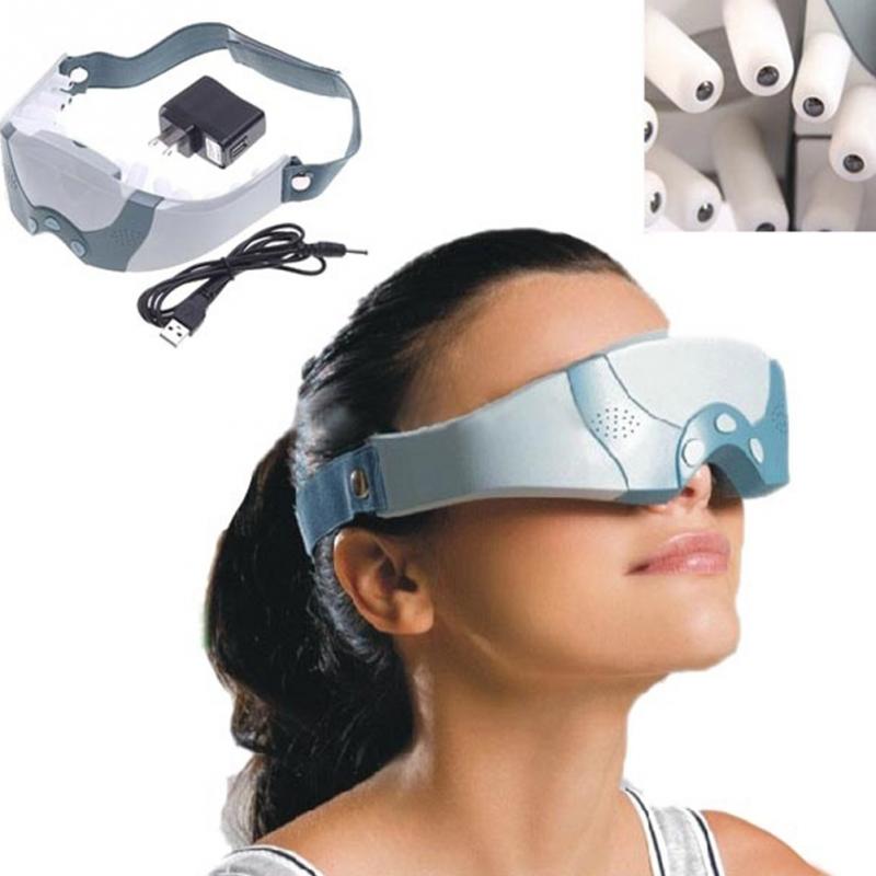 Health Care Forehead Eye Massage with US Plug Electric Eye Care Massager Usb Glasses Mask Migraine DC Alleviate Fatigue *41