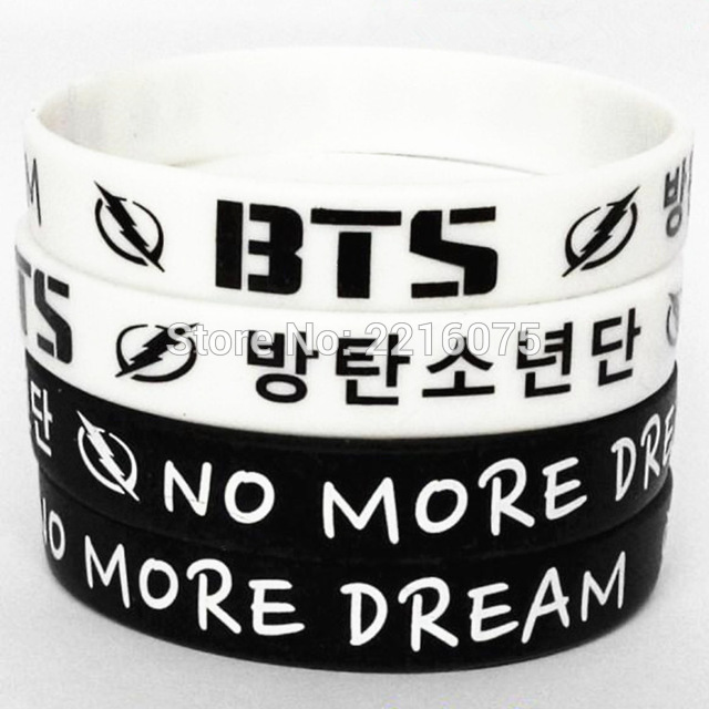 Wholesale- 50pcs black and white even mix NO MORE DREAM K- wristband silicone bracelets free shipping
Wholesale- 50pcs black and white even mix NO MORE DREAM K- wristband silicone bracelets free shipping