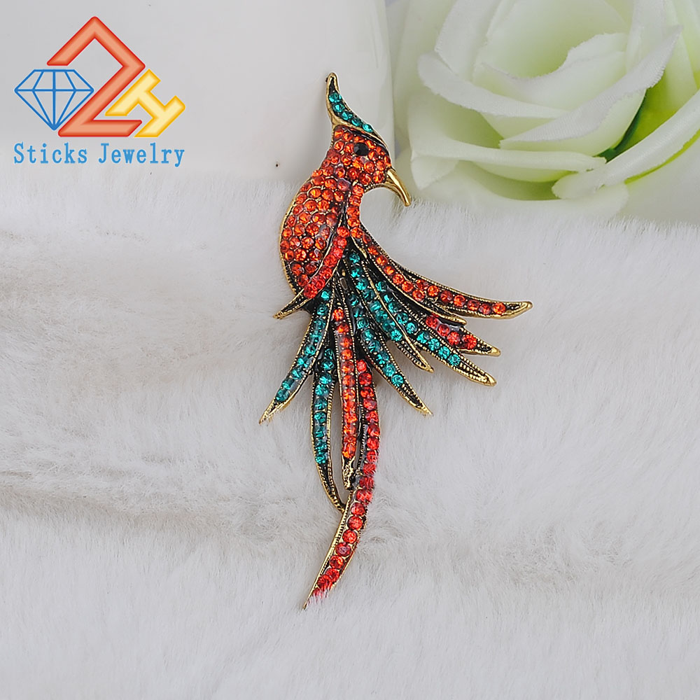 Fashion personality Female Peacock Brooch Beautiful Animal Bird Crystal Brooches Pins Factory Price Fashion Jewelry
Fashion personality Female Peacock Brooch Beautiful Animal Bird Crystal Brooches Pins Factory Price Fashion Jewelry