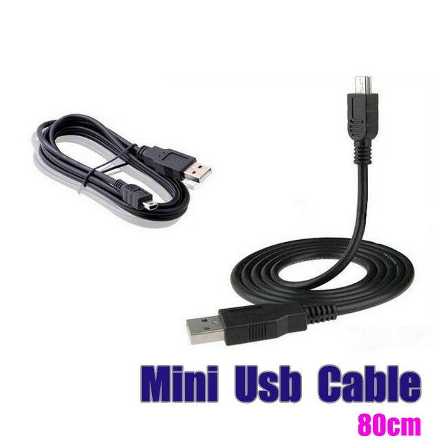 Mini USB 5 Pin sync cables USB DATA and charger cable v3 USB 2.0 smart cable for DIGITAL CAMERA EXTRNAL HARD DRIVES 80cm, Black
Mini USB 5 Pin sync cables USB DATA and charger cable v3 USB 2.0 smart cable for DIGITAL CAMERA EXTRNAL HARD DRIVES 80cm, Black