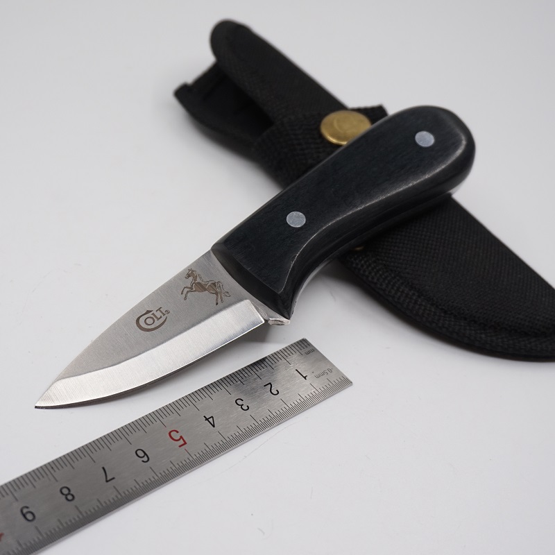 2017 New COLT Small Straight Knife Fixed Blade Outdoor Camping Hiking Hunting Knife 440C Blade 58HRC Wooden Handle Tactical Survival Knives
2017 New COLT Small Straight Knife Fixed Blade Outdoor Camping Hiking Hunting Knife 440C Blade 58HRC Wooden Handle Tactical Survival Knives