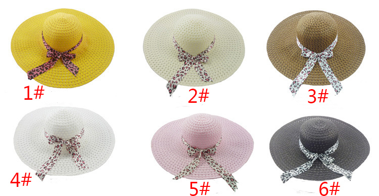 New Wide Brim Floppy Fold Sun Hat Summer Hats for Women Out Door Sun Protection Straw Hat Women Beach Hat M029
