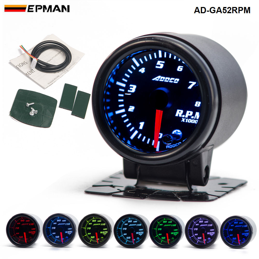 Car Auto 12V 52mm/2" 7 Colors Universal Tachometer Gauge Meter LED With Sensor and Holder For Audi A3 8V Quattro TT TTS MK3 2.0T AD-GA52RPM
Car Auto 12V 52mm/2" 7 Colors Universal Tachometer Gauge Meter LED With Sensor and Holder For Audi A3 8V Quattro TT TTS MK3 2.0T AD-GA52RPM