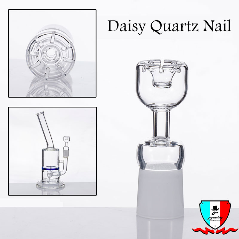 SUPER PROMOTION Squear head Daisy style domeless quartz nail with 8 splits for glas bong dab rigs
SUPER PROMOTION Squear head Daisy style domeless quartz nail with 8 splits for glas bong dab rigs
