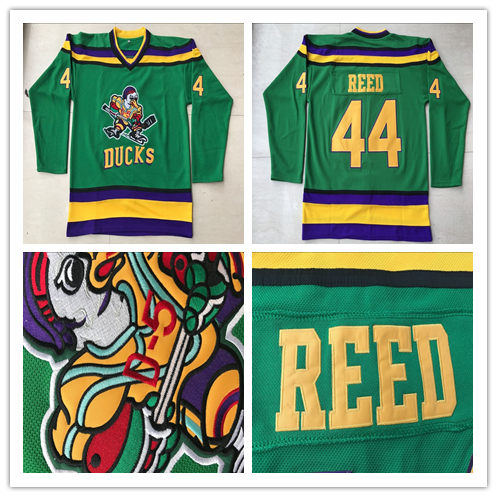 44 Fulton Reed Jersey 1996-06 Anaheim Mighty Ducks Movie Jersey Men's Stitched Embroidery Fulton Reed Hockey Jersey, Black;red
44 Fulton Reed Jersey 1996-06 Anaheim Mighty Ducks Movie Jersey Men's Stitched Embroidery Fulton Reed Hockey Jersey, Black;red